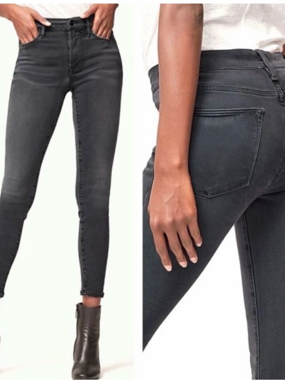 Frame Denim Women’s Skinny Jeans in Black